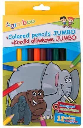 Kredki ołówkowe Jumbo sześciokątne 12 sztuk (17241549-99)