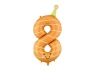  Balon foliowy Cyfra 8 pomarańczowy 86cm