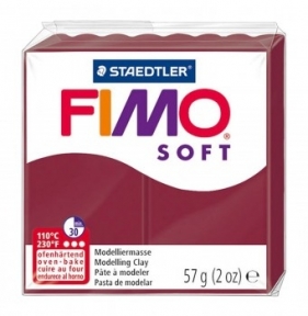 Masa termoutwardzalna Fimo soft, wiśniowy (8020-23) - 313-5