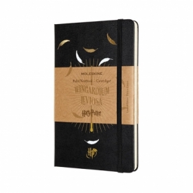 Notes linia L Harry Potter, czarny