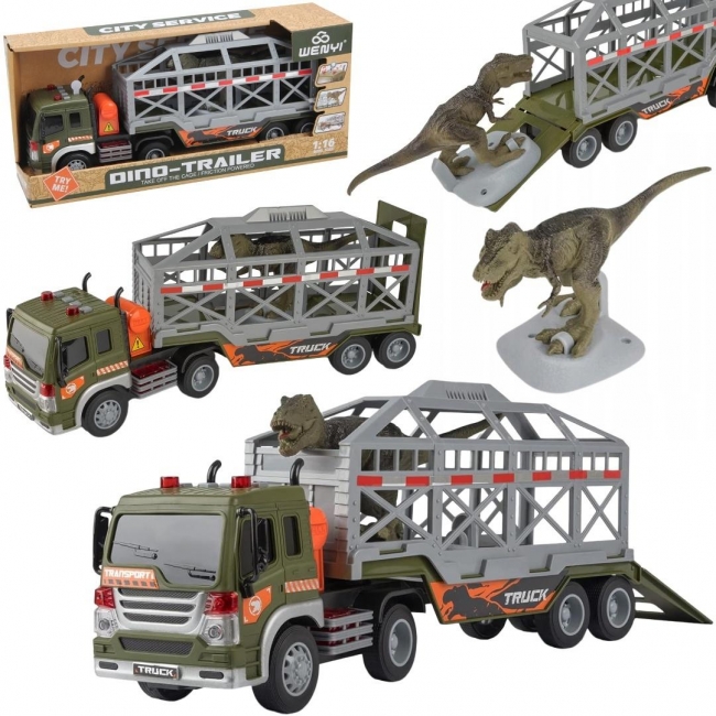 <img src='https://webimage.pl/pics/677/8/d5901353688677.jpg' style='height:440px' /> Auto ciężarówka klatka z dinozaurem świecąca