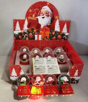 Lampka świąteczna LED z kulą śnieżną, 1 szt