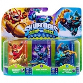 Skylanders Swap Force - Triple Pack (Trigger Happy, Star Strike, Gill Grunt)