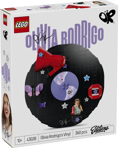 <img src='https://webimage.pl/pics/677/9/d5702018069677.jpg' style='height:440px' /> LEGO Editions Płyta winylowa Olivii Rodrigo 43028