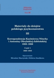 Materiały do dziejów pol. językoznawstwa 3 T.1-2 - Opracowanie zbiorowe