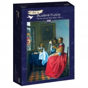 Bluebird Puzzle 1000: Dziewczyna z kieliszkiem wina (60067)