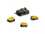 DEWALT ZESTAW ŁADOWARKA DCB115 + 3 x AKUMULATOR 5,