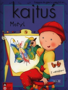 Kajtuś Motyl z naklejkami