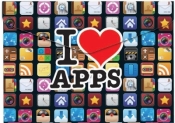 Koperta A4 na napę z nadrukiem Apps