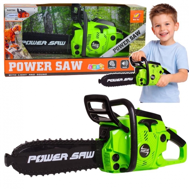 <img src='https://webimage.pl/pics/678/1/d5905991081678.jpg' style='height:440px' /> Zabawkowa piła łańcuchowa światlo dźwięk zielona