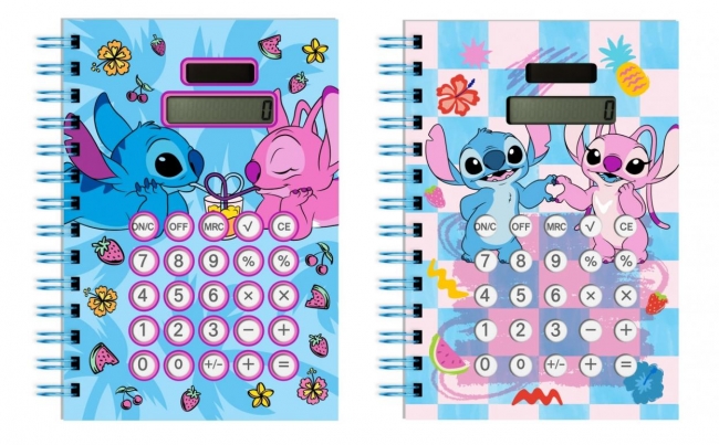 Notes B6/80K na spirali z kalkulatorem Stitch mix