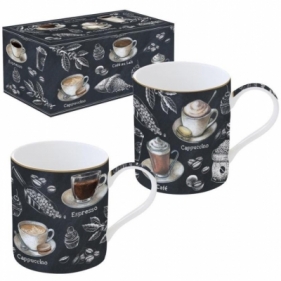 Kubek porcelanowy w ozdobnym pudełku 350ml 2szt