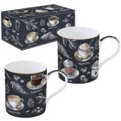 Kubek porcelanowy w ozdobnym pudełku 350ml 2szt