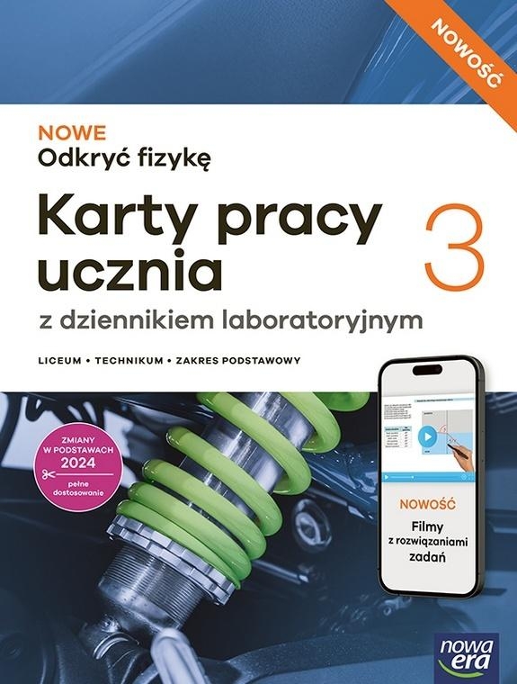 <img src='https://webimage.pl/pics/678/4/d9788326754678.jpg' style='height:440px' /> Nowe Odkryć fizykę 3. Karty pracy ucznia Smart. Zakres podstawowy