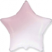 Balon foliowy Godan Gwiazdka gradient biało-różowy 18cal (301500BGRS)