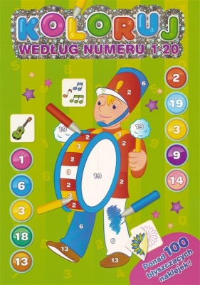 Koloruj według numeru 1-10