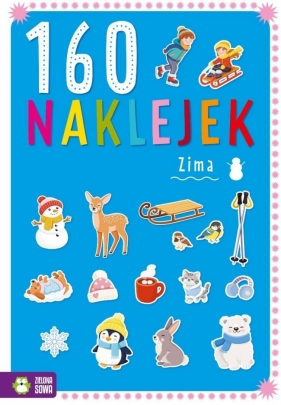 160 naklejek. Zima - Justyna Zalewska
