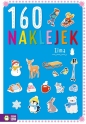 160 naklejek. Zima - Justyna Zalewska