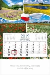 Kalendarz 2019 Jednodzielny Pejzaż KM1