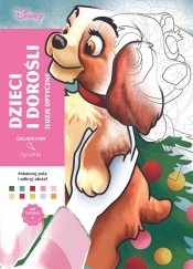 Art therapy. Kolorowanka antystresowa. Disney. Dzieci i dorośli. Iluzje optyczne. Zagadkowe rysunki - Aurélia Bertrand