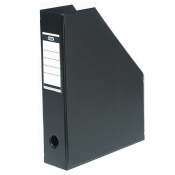 Pojemnik na dokumenty pionowy A4/7cm - czarny