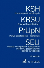 Kodeks spółek handlowych Krajowy Rejestr Sądowy Prawo upadłościowe i naprawcze