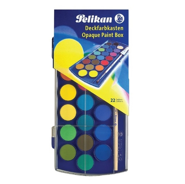 Farbki wodne Pelikan, 22 kolory (721679)