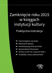 Zamknięcie roku 2015 w księgach instytucji kultury - Magdziarz Grzegorz