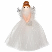 Anioł w tiulowej sukience 21cm