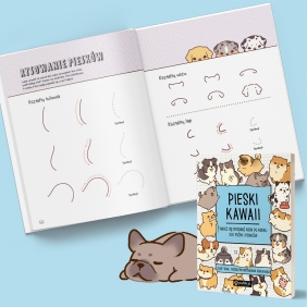 Pieski kawaii. Naucz się rysować krok po kroku. 100 psów i psiaków - Olive Yong