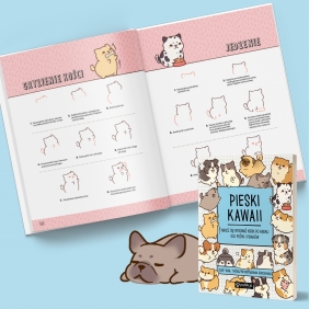 Pieski kawaii. Naucz się rysować krok po kroku. 100 psów i psiaków - Olive Yong