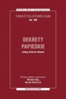 Dekrety papieskie Synodi et collectiones legum, vol. XIII Monika Ożóg, Henryk Pietras