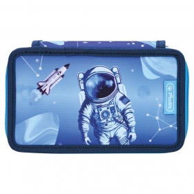 Herlitz, Piórnik podwójny z wyposażeniem - Cosmic Explorer