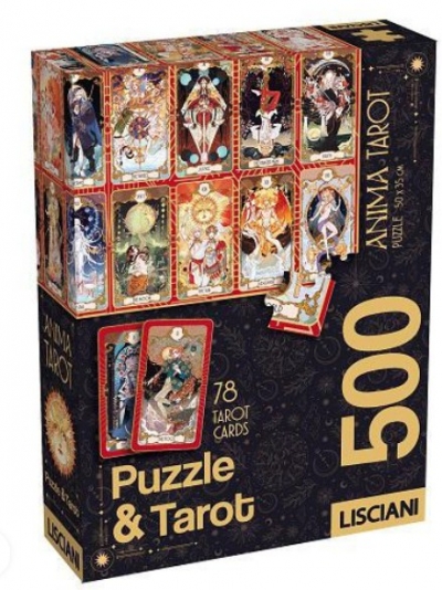 <img src='https://webimage.pl/pics/680/0/d8008324120680.jpg' style='height:440px' /> LISCIANI PUZZLE ADULTS I KARTY TAROTA ANIMA 500 ELEMENTÓW