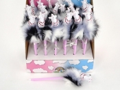 Długopis Adar Black&White pompon Lama (490680)