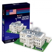 Puzzle 3D: LED - Biały Dom (L504H)