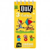 Quiz 3-latka. 76 zadań obrazkowych - Anna Podgórska