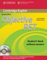 Objective PET Student's Book without Answers + CD Hashemi Louise, Thomas Barbara