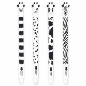 Długopis usuwalny Black&White 0,5mm nieb. (12szt)