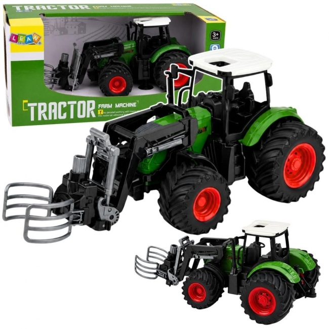 Traktor z chwytakiem do bel 1:24