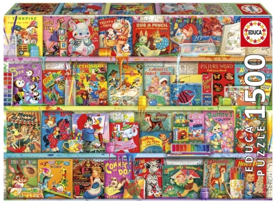 <img src='https://webimage.pl/pics/680/5/d8412668205680.jpg' style='height:440px' /> Puzzle Kolorowanki dla dzieci 1500 el 114107
