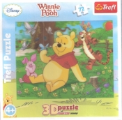Puzzle 3D 72 Słodkie lenistwo (35568) - 35568