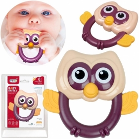 Grzechotka dla malucha sowa