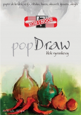 Koh-I-Noor. Blok rysunkowy Pop Draw A4/30k. 180g