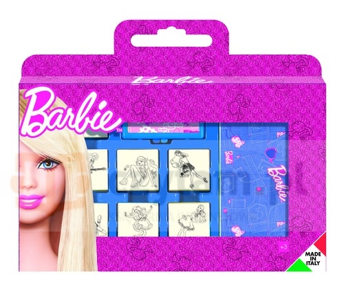 Pieczątki Barbie w walizce (Uszkodzone opakowanie) (7868)