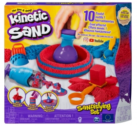 Kinetic Sand: Piasek kinetyczny 907g. Sandisfying Set - Zestaw narzędzi (6047232/20113157)