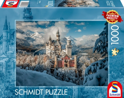 <img src='https://webimage.pl/pics/681/0/d4001504580681.jpg' style='height:440px' /> Puzzle 1000 PQ Zamek Neuschwanstein zimą Niemcy 114402