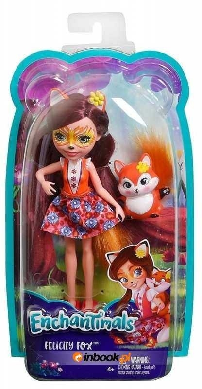 Enchantimals Lalka + zwierzątko Felicity Fox Doll (DVH87/DVH89p)