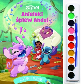 Czytam i maluję. Anielski śpiew Andzi. Disney Stitch - John Edwards