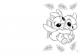 Czytam i maluję. Anielski śpiew Andzi. Disney Stitch - John Edwards